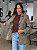 Maxi Blazer Feminino Alfaiataria Oversized Pied Poule - Imagem 4