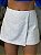 Shorts Saia Feminino Alfaiataria Tweed Forrado Branco - Imagem 2