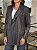 Maxi Blazer Feminino Alfaiataria Oversized Mini Pied Poule - Imagem 4