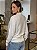 Blusa Feminina Tricô Gola Alta Manga Longa Branco - Imagem 6