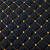 TECIDO MATELASSADO SARJA PRETA  QUILT POÁ CARAMELO  - PREÇO DE 0,50 x 1,50 Aprox. - Imagem 1