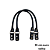 ALÇA FRANCESA MONTANA 35CM- PRETO/OURO VELHO - Imagem 1
