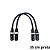 ALÇA FRANCESA MONTANA 35CM- PRETO/PRATA - Imagem 1