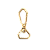 MOSQUETE DOURADO 1,5 CM LUXO - Imagem 1