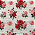 TECIDO 100% ALGODÃO ROSAS - PREÇO 0,50 X 1,50MT - Imagem 1