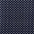 TECIDO 100% ALGODÃO MINI POÁ AZUL MARINHO - PREÇO DE 0,50 x 1,50MT - Imagem 1