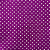 TECIDO 100% ALGODÃO MINI POÁ ROXO - PREÇO DE 0,50 x 1,50MT - Imagem 1