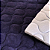 TECIDO MATELASSADO VELUDO COTELE AZUL MARINHO QUILT DUNAS C/ ESPUMA - PREÇO DE 0,50 X 1,40 - Imagem 3