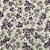 LINHO ESTAMPADO FLORES LILÁS FUNDO OFF WHITE - 1000TONS - PREÇO DE 1,0 X 1,35 MT - Imagem 1