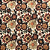 LINHO ESTAMPADO FLORAL CLÁSSICO - 1000TONS - PREÇO DE 1,0 X 1,35 MT - Imagem 1