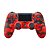 Controle Dualshock 4 - PS4 - Novo - Vermelha Camuflada - Imagem 1