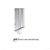 Kit alumínio box de abrir com transpasse – 1,20 m - Imagem 1