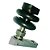 Roldana sistema Reiki lado esquerdo para vidros de 8 mm - Imagem 1