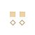 Brinco Dois Instantes – Banho de Ouro 18K - Imagem 3