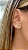 Brinco Duo Prisma – Banho de Ouro 18K - Imagem 1