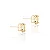 Brinco Alvorecer Berilo 6x8 - Banho Ouro 18K - Imagem 2
