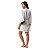 Robe Feminino Curto Off White com Preto - Imagem 4