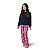 Pijama Feminino Infantil Pink Check - Imagem 1