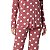 Pijama Feminino Aberto Dots Berry - Imagem 2