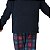 Pijama Masculino Infantil Navy Check - Imagem 2