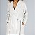 Robe Feminino Longo Microsoft Branco com Renda - Imagem 3