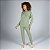 Pijama Feminino Longo Verde Alecrim - Imagem 1