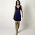 Camisola Curta de Alça Azul Navy com Renda - Imagem 5