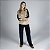 Conjunto Plush Longo Feminino Nozes e Marinho - Imagem 1