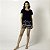 Pijama Feminino Curto Marinho Floral Senses - Imagem 3