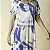 Kaftan Feminino Midi Azul Naútico - Imagem 2