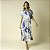 Kaftan Feminino Midi Azul Naútico - Imagem 1