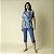 Pijama Feminino Capri Azul Turquesa - Imagem 1