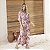 Kaftan Feminino Longo Bordô Antilope - Imagem 4
