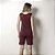 Bermudoll Feminino Vinho com Renda - Imagem 3