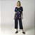 Pijama Feminino Capri Meteorito Marinho - Imagem 1