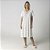 Camisão Feminino Midi Branco Lavanda com Renda - Imagem 1