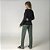 Pijama Feminino Longo Étnico Verde e Preto - Imagem 3