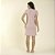 Camisão Henley Feminino Jacquard Rosa Lingerie - Imagem 4