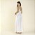 Camisola Longa Cetim Dull Off White Rendado - Imagem 3