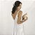 Camisola Longa Cetim Dull Off White Rendado - Imagem 5