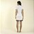 Camisão Feminino Canelado Off White com Renda - Imagem 4