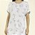 Camisão Feminino Curto Branco e Azul Sereia - Imagem 3