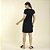 Camisão Feminino Curto Canelado Preto com Renda - Imagem 4