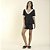 Pijama Feminino Curto Preto com Off White - Imagem 2