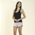 Short Doll Regata Preto e Rosa Zodíaco - Imagem 2