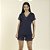 Pijama Feminino Curto Poliamida Marinho com Renda - Imagem 1