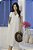 Vestido Midi Piquet Canelado Off White - Imagem 4
