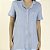 Camisão Feminino Curto Aberto Azul Sereno - Imagem 3