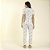 Pijama Feminino Manga Curta Branco Greyhound - Imagem 3