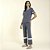 Pijama Feminino Capri Tricot Heavy Cromo - Imagem 1